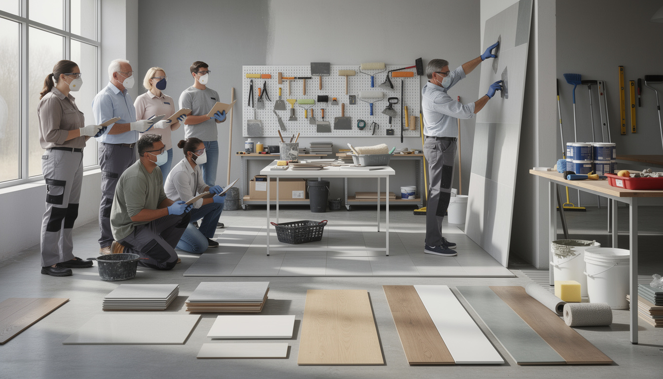 Formation revêtements sol et mur : maîtriser les techniques essentielles découvrez notre formation complète sur les revêtements sol et mur, et maîtrisez les techniques essentielles pour un travail professionnel et durable.