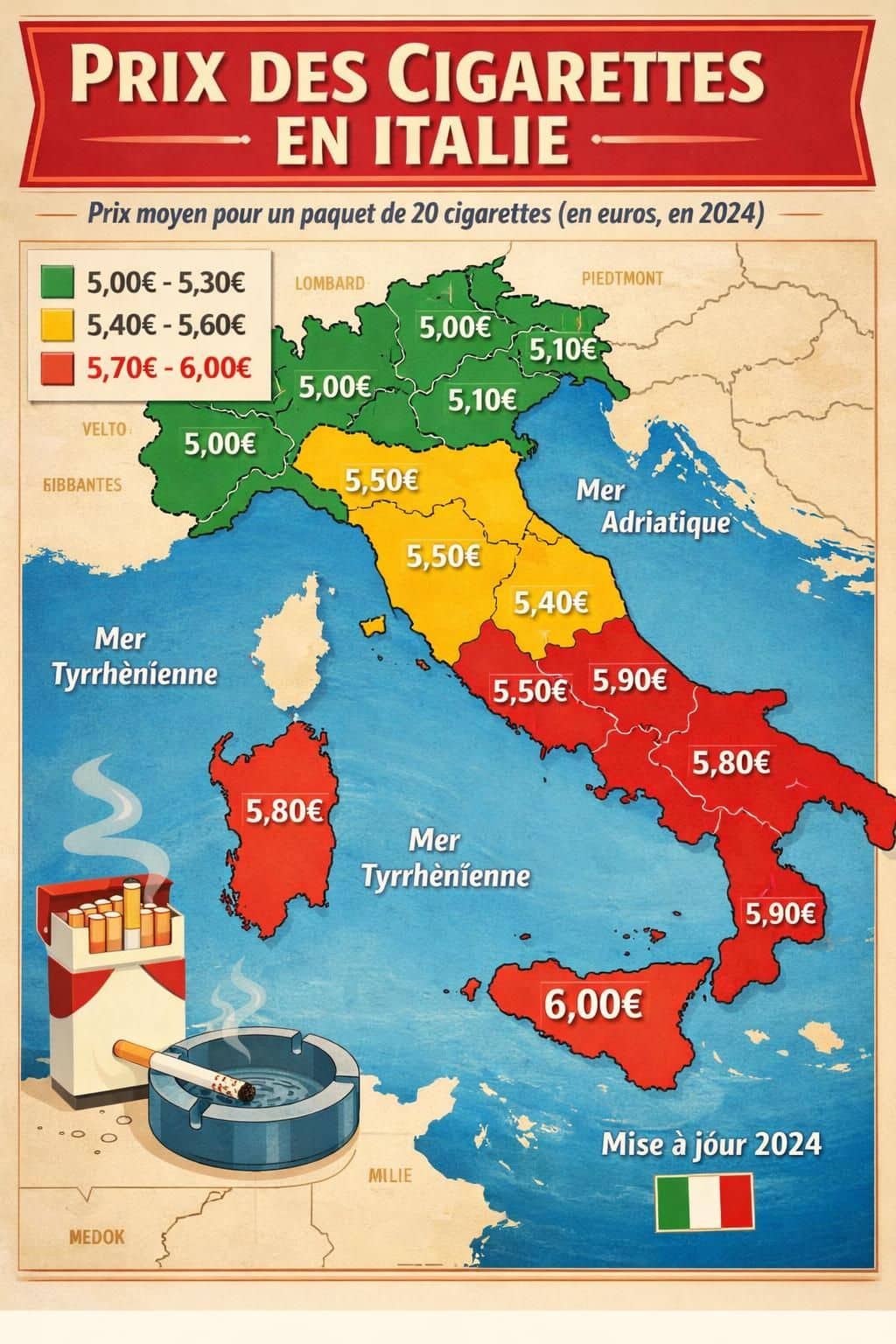 découvrez le prix du tabac en italie en 2026, son évolution et les facteurs influençant les tarifs pour mieux préparer votre budget.