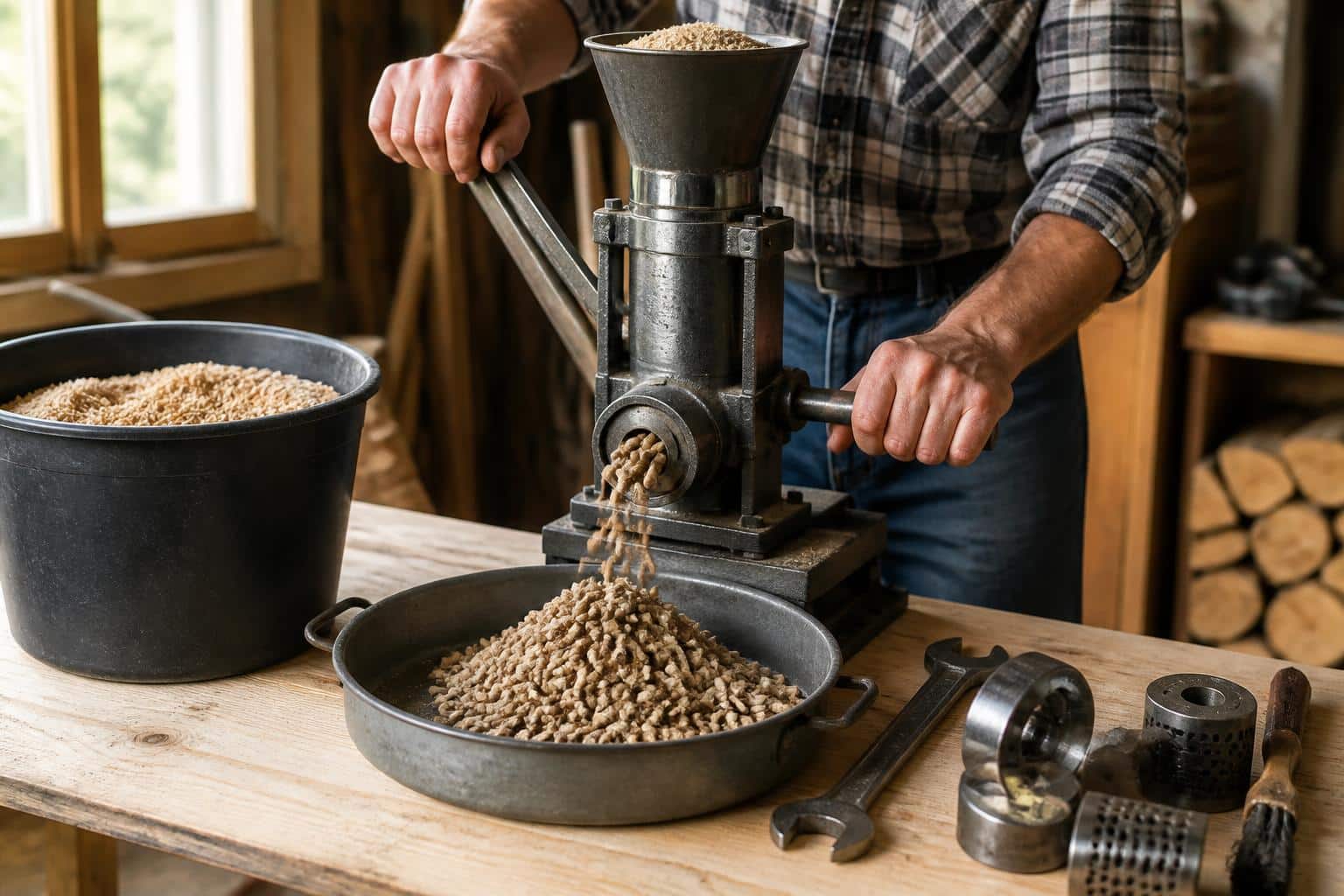 découvrez comment fabriquer facilement des pellets de qualité à domicile pour un chauffage économique et écologique.