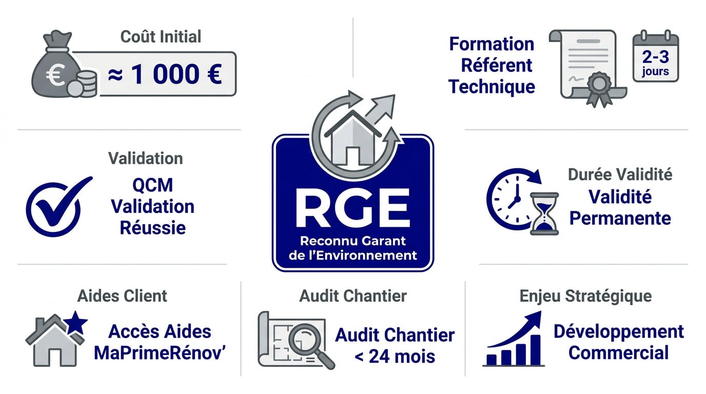 Certification RGE et formation Qualibat