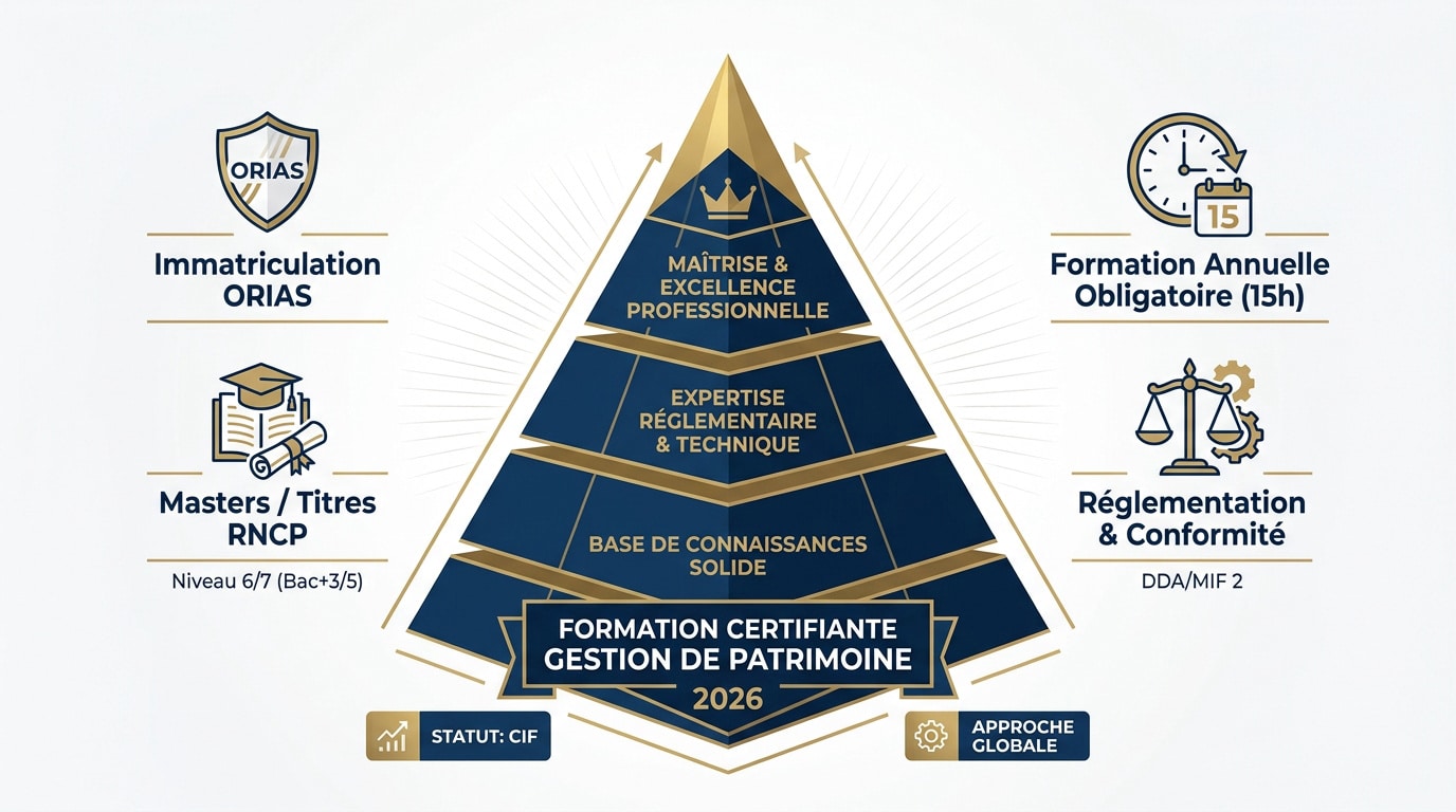 Conseiller en gestion de patrimoine analysant des dossiers financiers en 2026